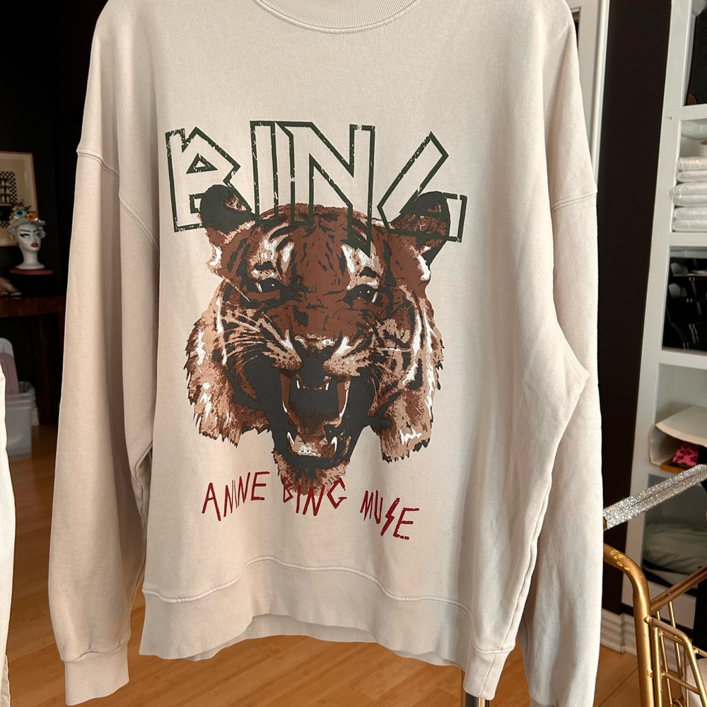 Anine Bing Cream Sweatshirt